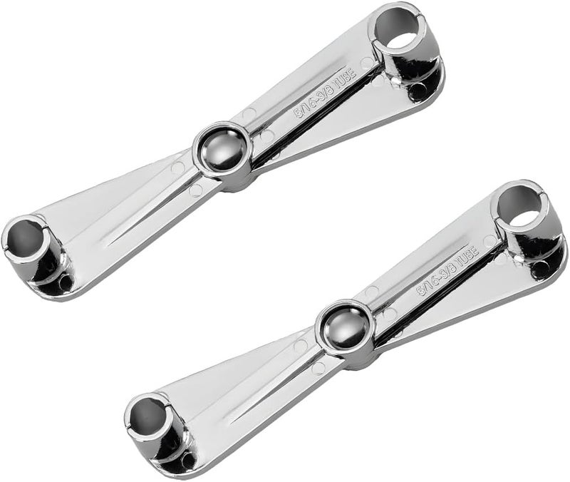NYTKL Scissor Fuel Line Disconnect Tool, 3/4 5/8 1/2 and 3/8 Inch Filter Tool for Quick Disconnection, 4-in-1 Metal Fuel Line Disconnect Scissors for Heater A/C Line Service (2 in 1-2 PCS) - Image 1